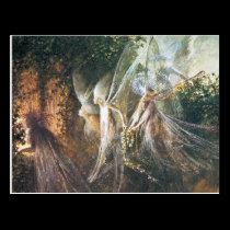 Fairies - by John Anster Fitzgerald postcards