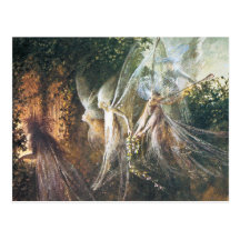 Fairies - by John Anster Fitzgerald Post Card