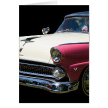 fairlane white purple chrome classic car cards