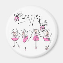 Fairy Angel Ballet Magnets