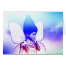 fairy child note card