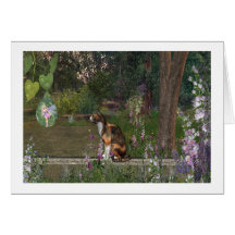 Fairy dew drop Note card