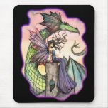 Fairy Dragon Mousepad by Molly Harrison