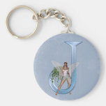 Fairy Monogram J Keychains