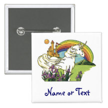 Fairytale Unicorn Buttons