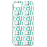 Faith Anchor Pattern iPhone 5 Case