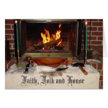 Faith, Folk and Honour Greeting Card