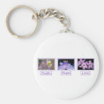 Faith Hope Love Keychain