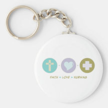 Faith Love Nursing Key Chain