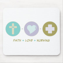 Faith Love Nursing Mouse Mats