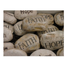 Faith Rocks Postcard