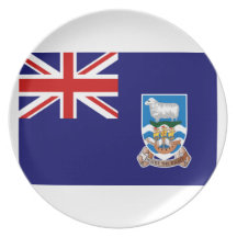 Falkland Islands Flag Dinner Plate