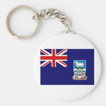 Falkland Islands Flag Key Chain