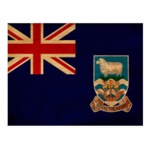 Falkland Islands Flag Postcard
