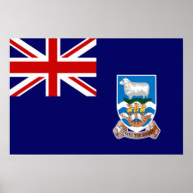 Falkland Islands Flag Poster