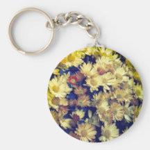 Fall Mum Key Chains