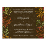 Fall Save the Date Wedding Invitation Postcards