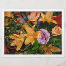 Fall Wedding Flowers Flyer