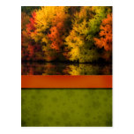 Fall Wedding Postcard postcards