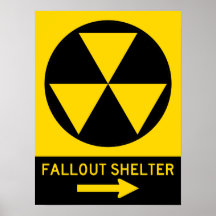 Fallout Shelter Guide Highway Sign Posters