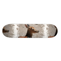 Fallow Deer Profile  Skateboard