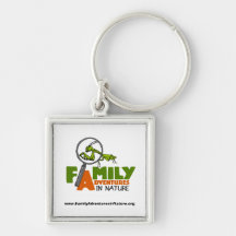 Family Adventures in Nature keychain, premium
