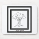 Family Reunion Twisted Tree Mousepad