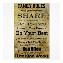 Family Rules Photo