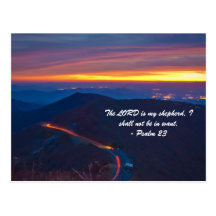 Famous Bible Verses Post Card