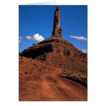 Famous buttes rock formation card
