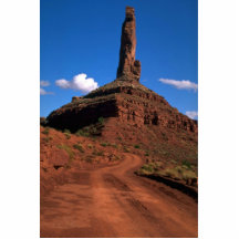 Famous buttes rock formation photo sculpture