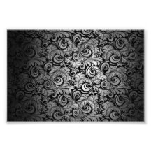 fancy black swirl photo art