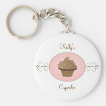 Fancy Cupcake Key Chain