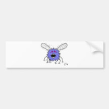 Fang Fly Bumper Sticker