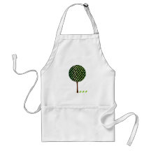 Fantail Bird Tree Customizeable Design Aprons