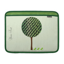 Fantail Bird Tree Customizeable Design Sleeves For MacBook Air