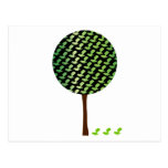 Fantail Bird Tree Customizeable Design Post Card