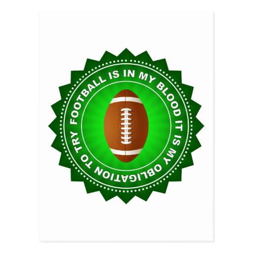 Fantastic Football Shield Post Card