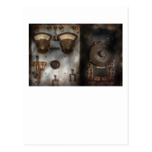 Fantasy - A tribute to Steampunk Postcard