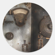 Fantasy - A tribute to Steampunk Round Sticker