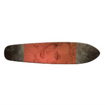 Fantasy dark skate board deck