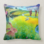 Fantasy Easter: Some Bunny Loves Pillow pillows