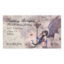Fantasy Fairy Gothic Business Card Custom