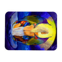 Fantasy Fairy Lady Rectangle Magnet