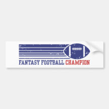 Fantasy Football Bumper Stickers
