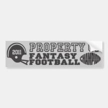 Fantasy Football Champion Bumper Sticker