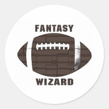 Fantasy Football Wizard Stickers