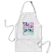 Fantasy Pink Flowers Aprons