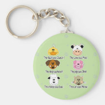 Farm Animals Sounds Keychain