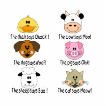 Farm Animals Sounds Photo Cut Out